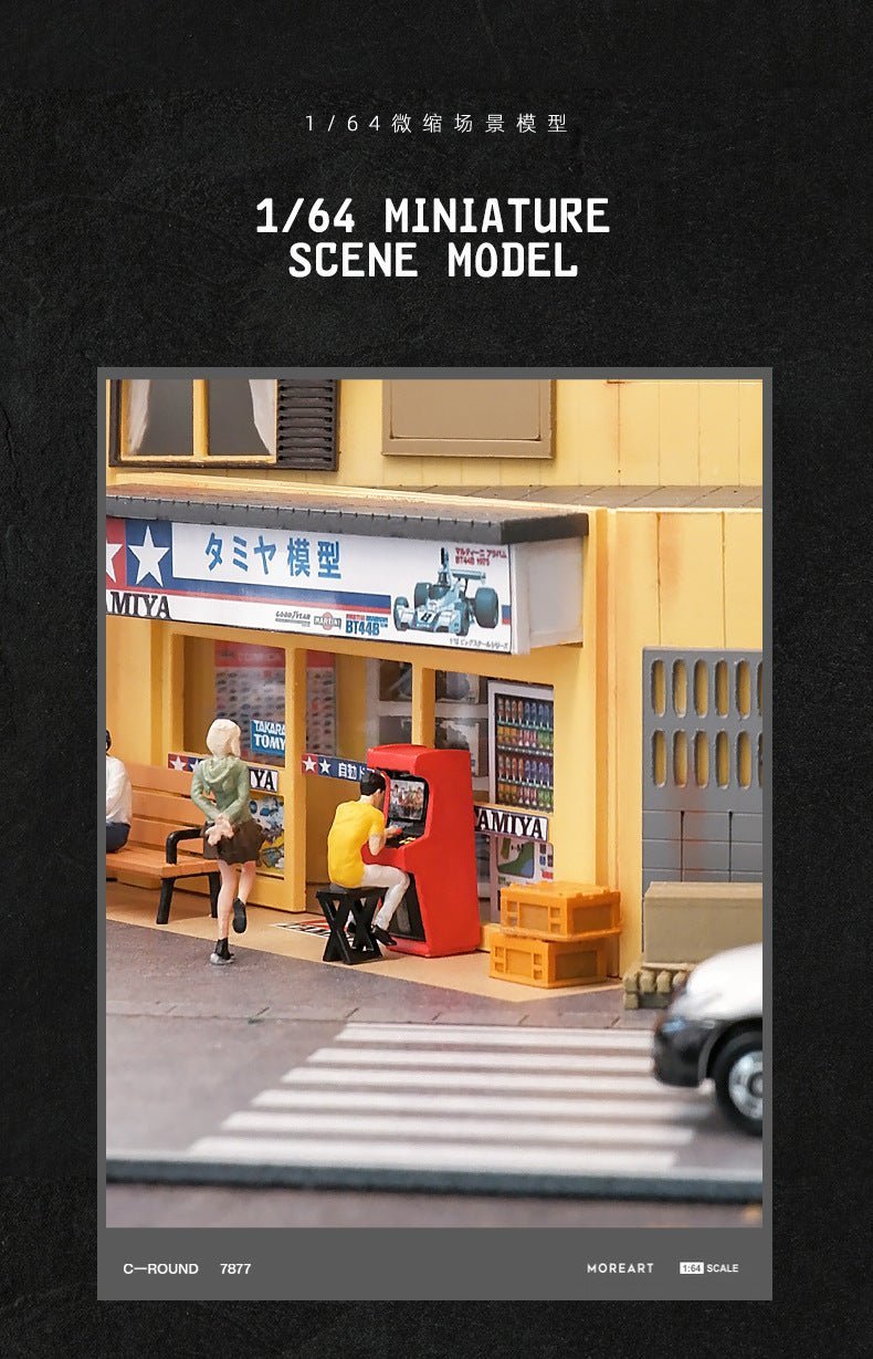 1:64 Arcade Theme Miniature Figure Set - (3 Pieces) - Inaboxstore