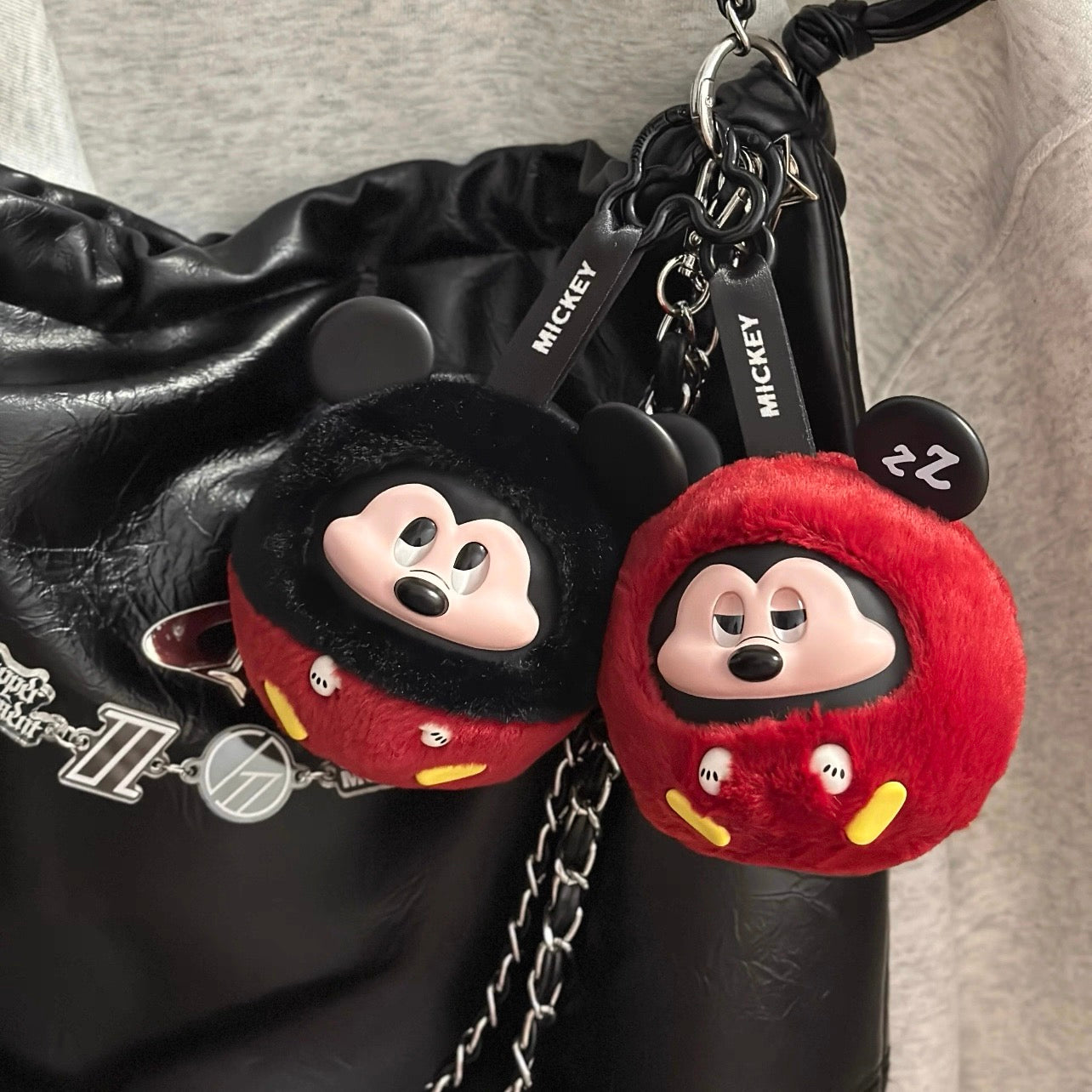 MINISO Disney Mickey Fun Crash Series Vinyl Plush Pendant