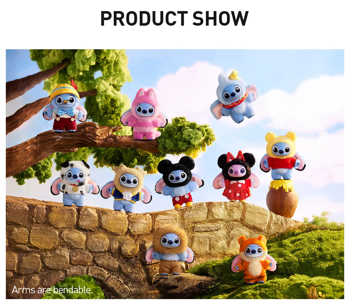 Stitch Adventure Series Vinyl Plush Pendant 100% Authentic