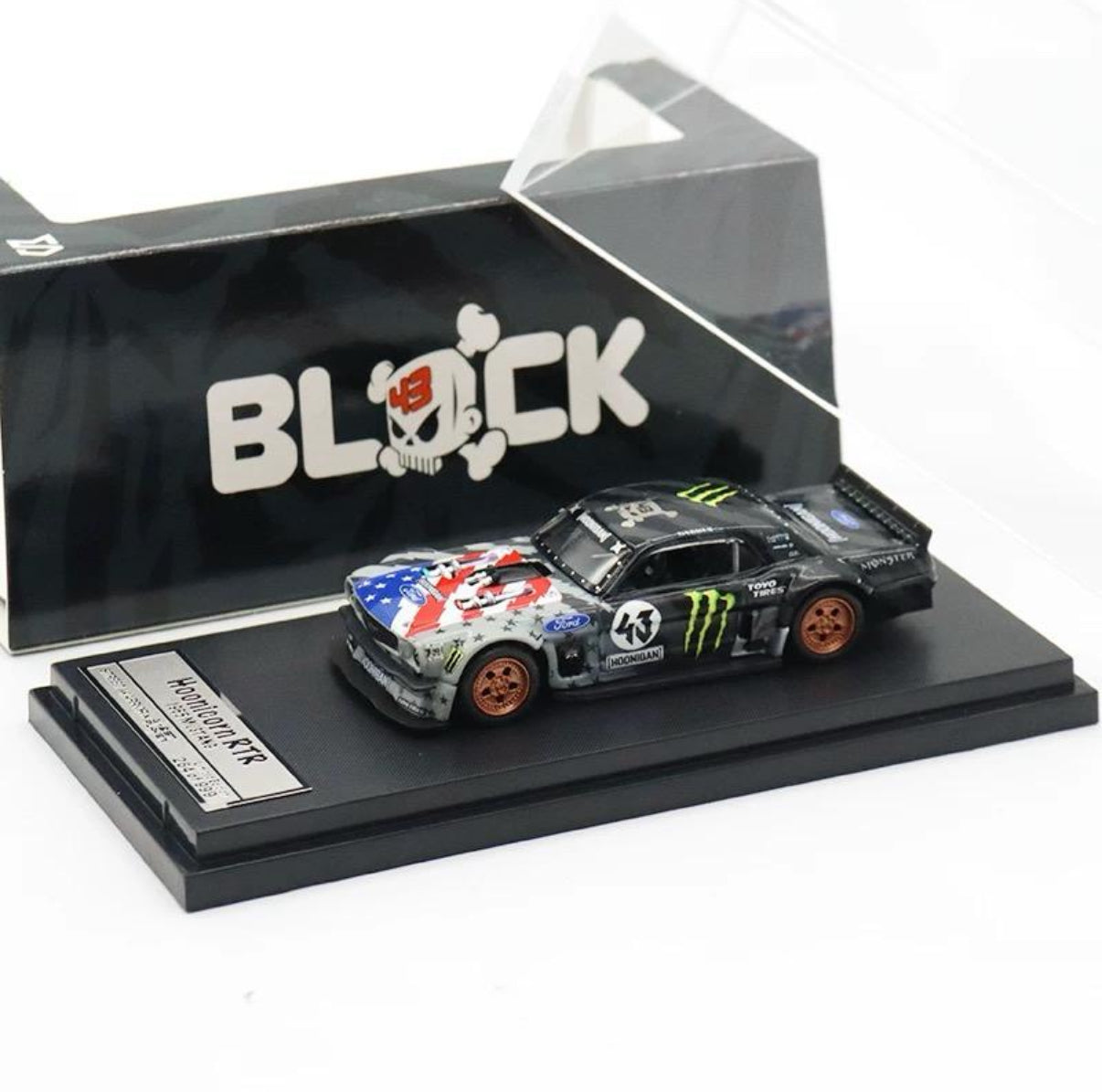 Street Warrior 1:64 Mustang Hoonicorn RTR F-150 Alloy car model