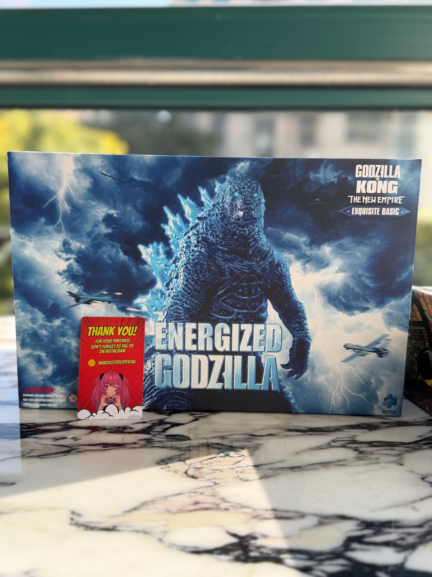 HIYA Exquisite Basic Series Scale 7 Inch Godzilla x Kong The New Empire Energized Godzilla Action Figure