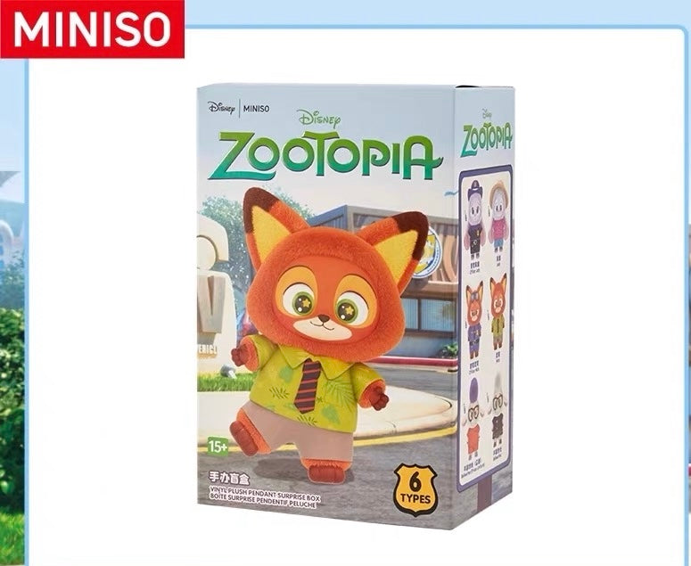MINISO Disney Zootopia Series Vinyl Plush Pendant
