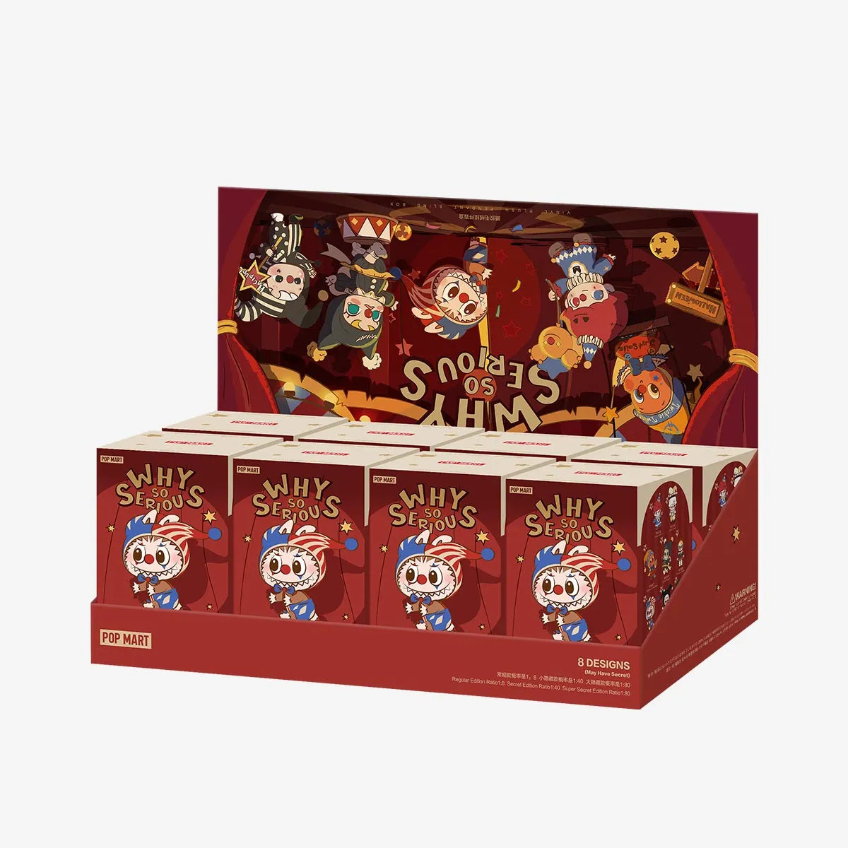 WHY SO SERIOUS Series-Vinyl Plush Pendant Blind Box - 100% Authentic