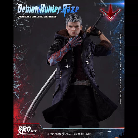 (Pre-Order) BROTOYS 1/12 Demon Hunter - Raze Action Figure
