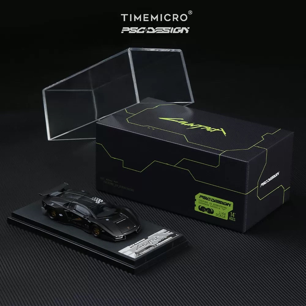 TimeMicro × PSC DESIGN 1:64 #001 LPI-800 Countach "V"