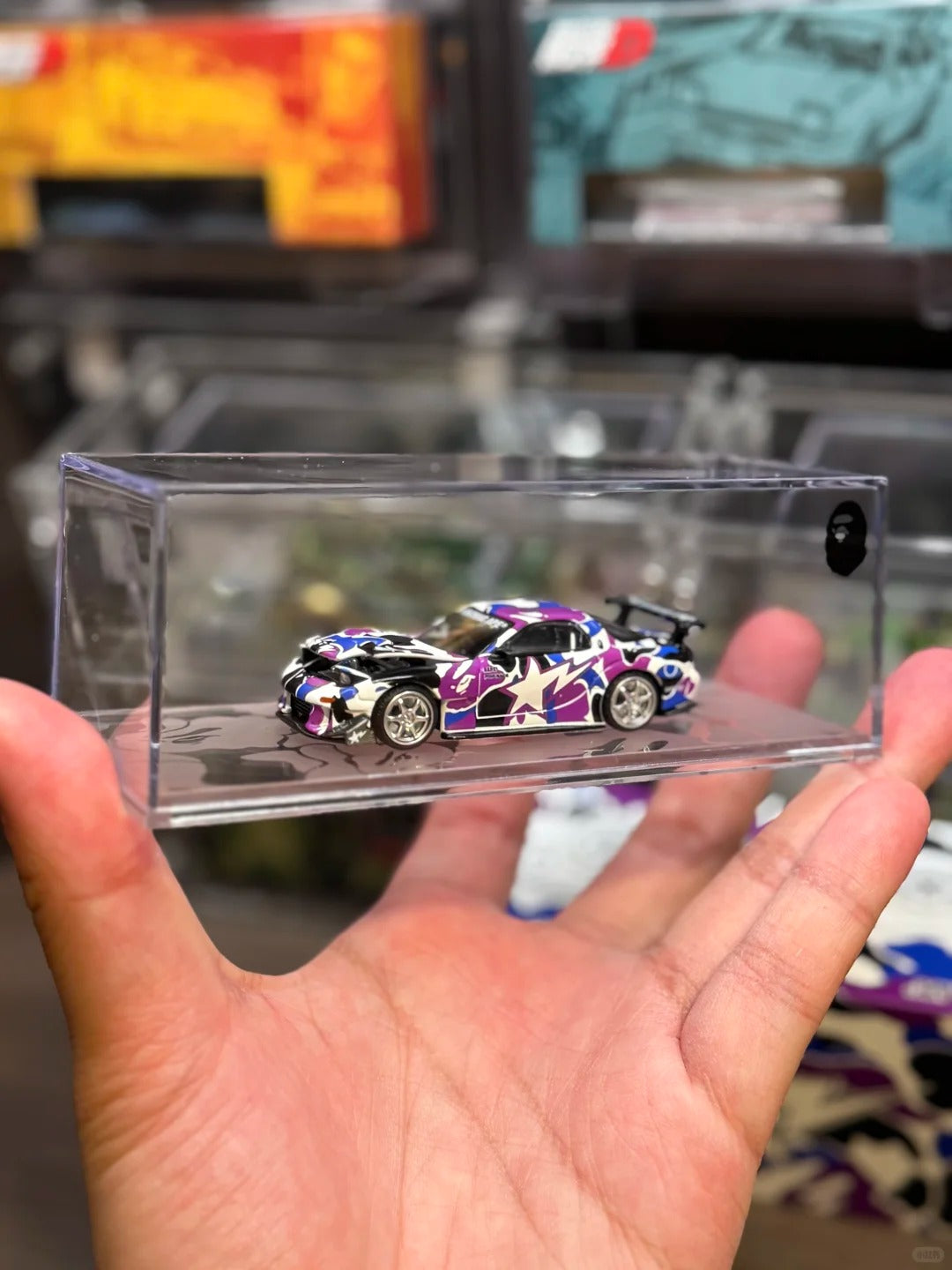 HEC 2026 Poprace 1:64 BAPE Hong Kong 20th Anniversary Limited Edition RX-7