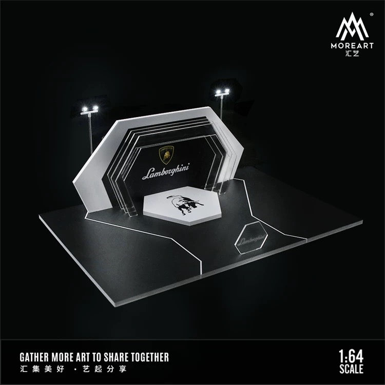More Art 1:64 Lamborghini Auto Show Diorama model