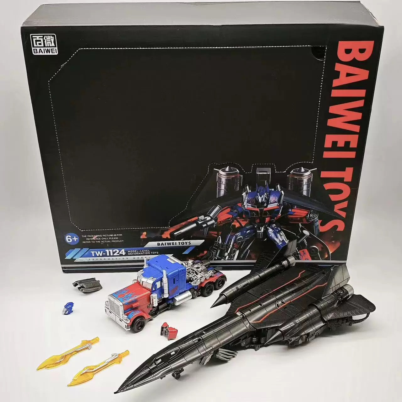 Baiwei TW-1124 Optimus Prime & Jetfire Set