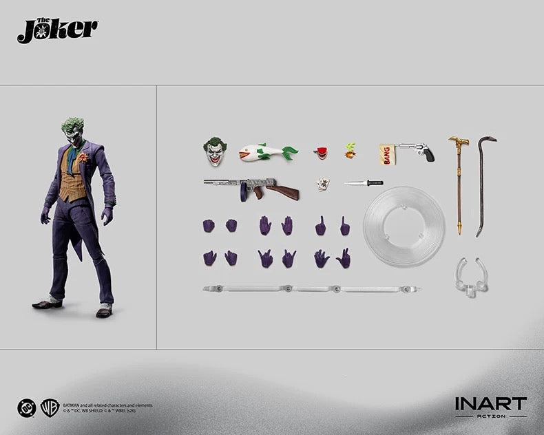 Pre Order! INART The Joker Comic 1/12 Scale Action Figure