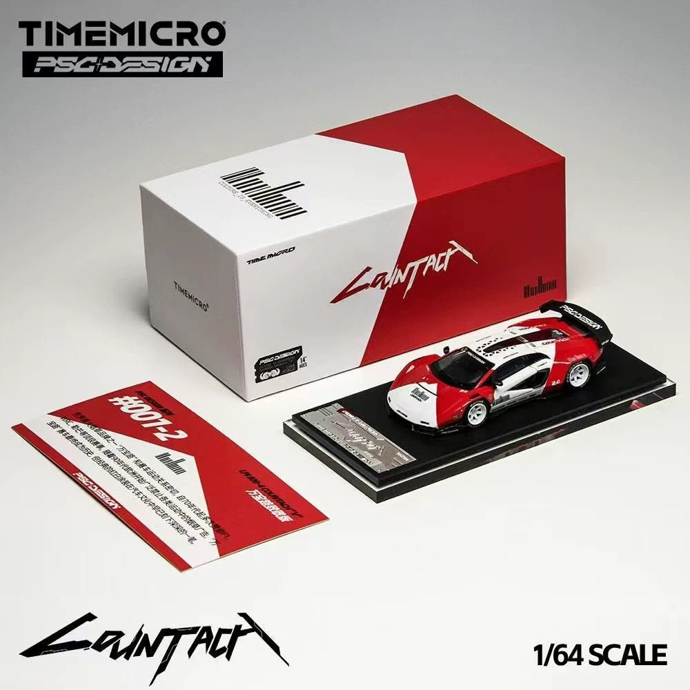 TimeMicro × PSC DESIGN 1:64 #001 LPI-800 Countach "V"