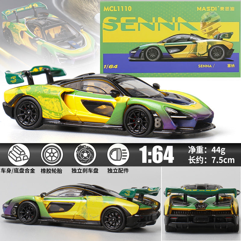 MASDI 1:64 Senna Yellow Green