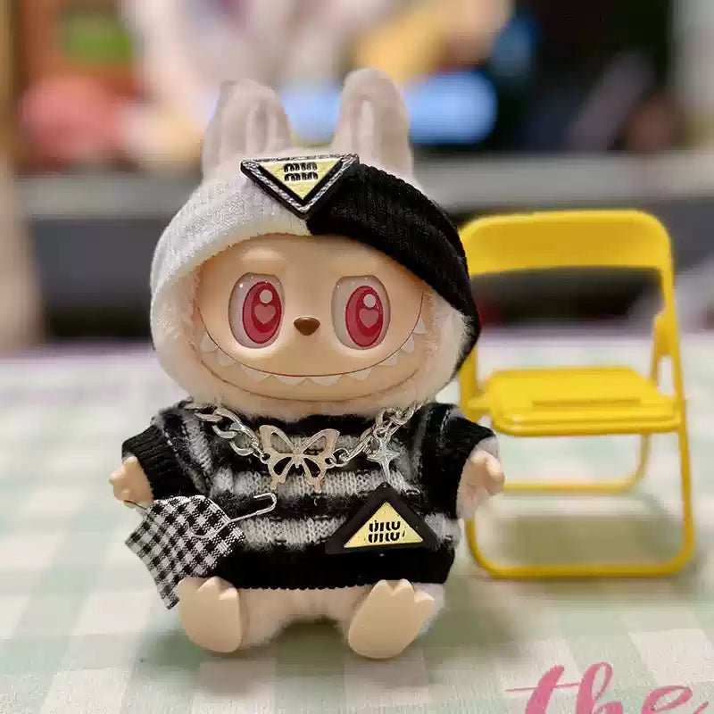Popmart Labubu Vinyl Plush Clothes - 17cm Vinyl Outfit