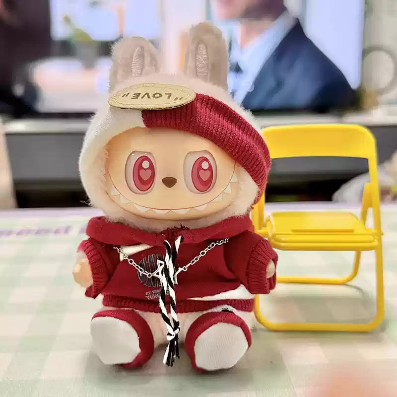 Popmart Labubu Vinyl Plush Clothes - 17cm Vinyl Outfit