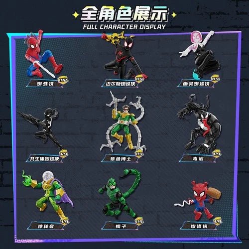 Blokees Marvel Heroes Galaxy Version 05 – Spiderman Model kit Blind Box - Inaboxstore