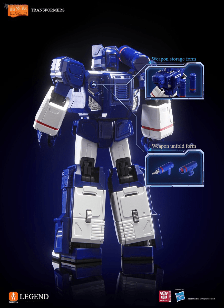 Blokees Transformers Soundwave Legend Action Edition 3 Assembly Model Kit Figure - Inaboxstore