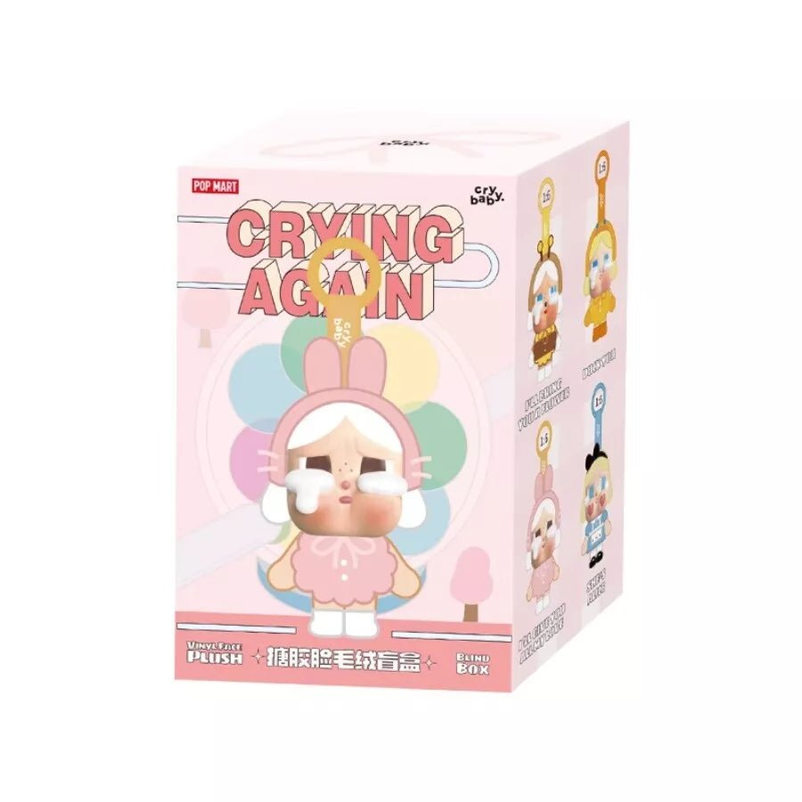 CRYBABY Crying Again Series - Vinyl Face Plush Blind Box by Pop Mart - Inaboxstore
