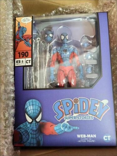 CT Toys MAFEX 190 WEB - MAN SPIDEY SUPER STORIES Spider - man Figure - Inaboxstore