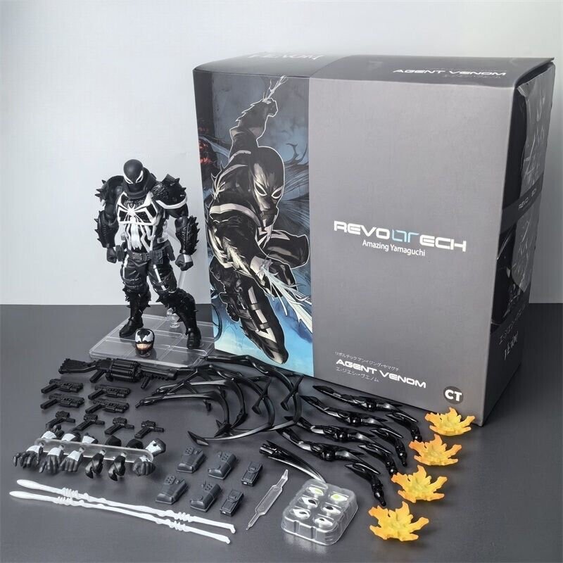 Venom Action Figure Revoltech Yamaguchi Venom Kaiyodo Revoltech
