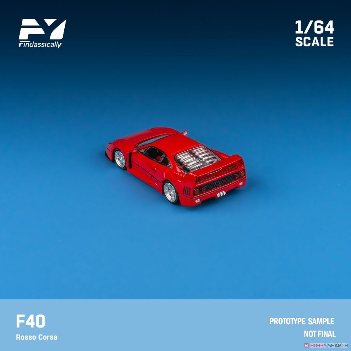 Finclassically - Ferrari F40 Red Rosso Corsa - Inaboxstore