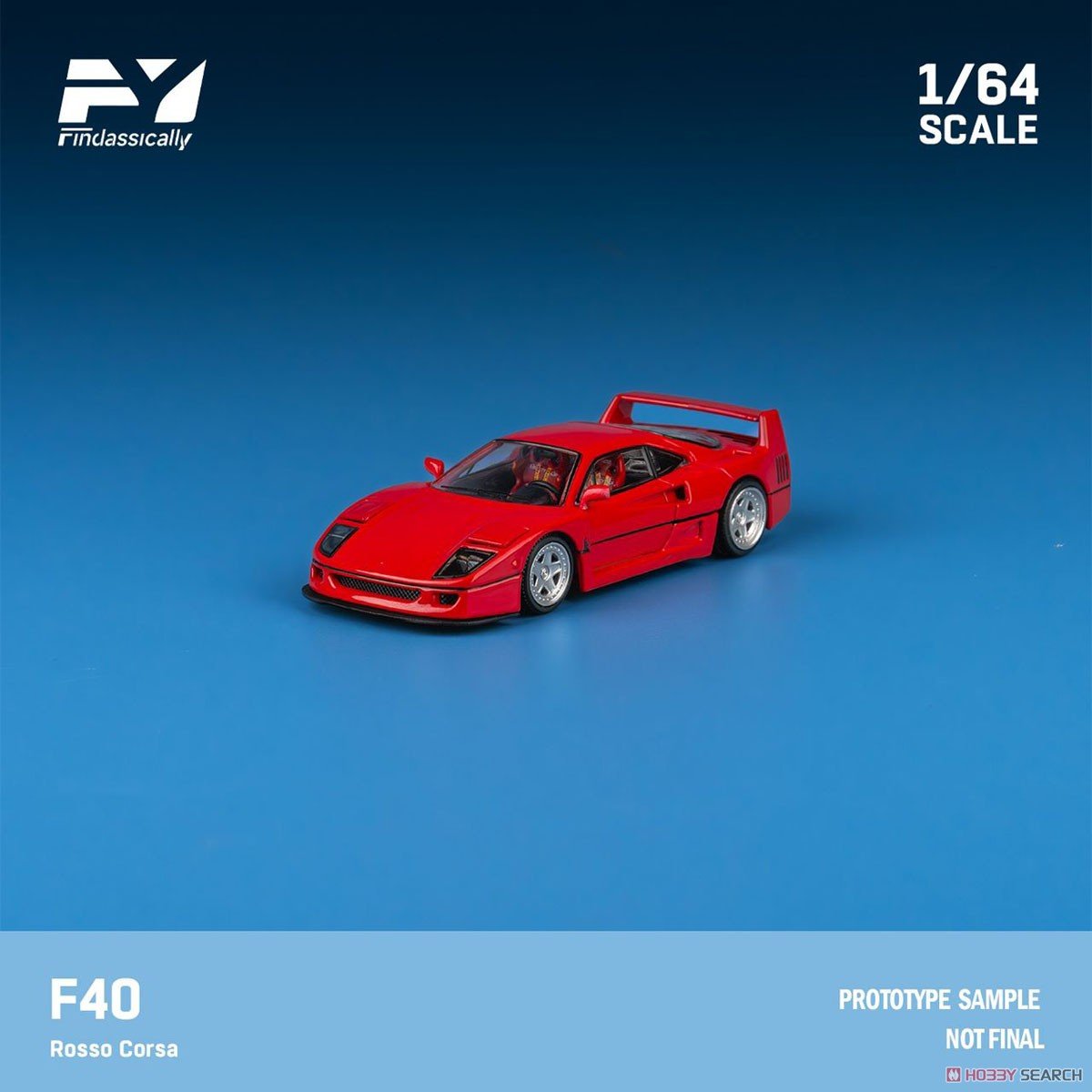 Finclassically - Ferrari F40 Red Rosso Corsa - Inaboxstore