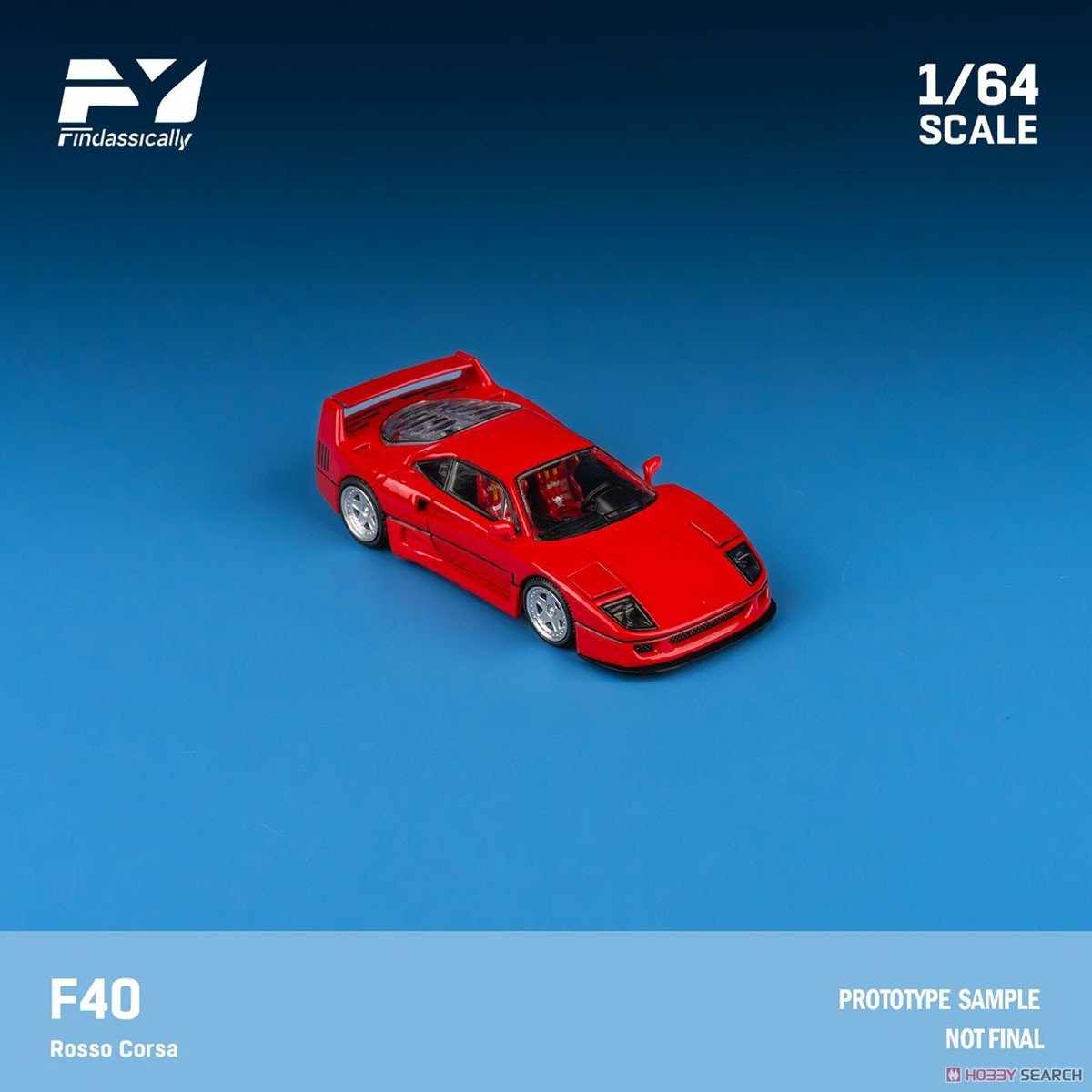 Finclassically - Ferrari F40 Red Rosso Corsa - Inaboxstore