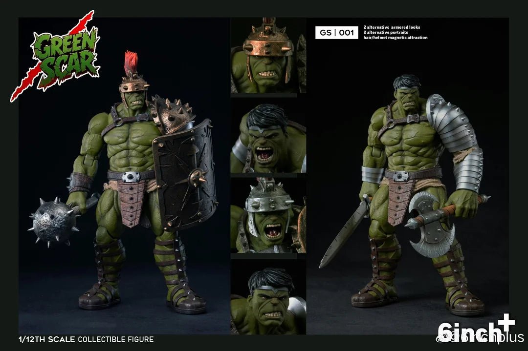 Green Scar (Gladiator Hulk) by 6inch+ (Preorder) - Inaboxstore