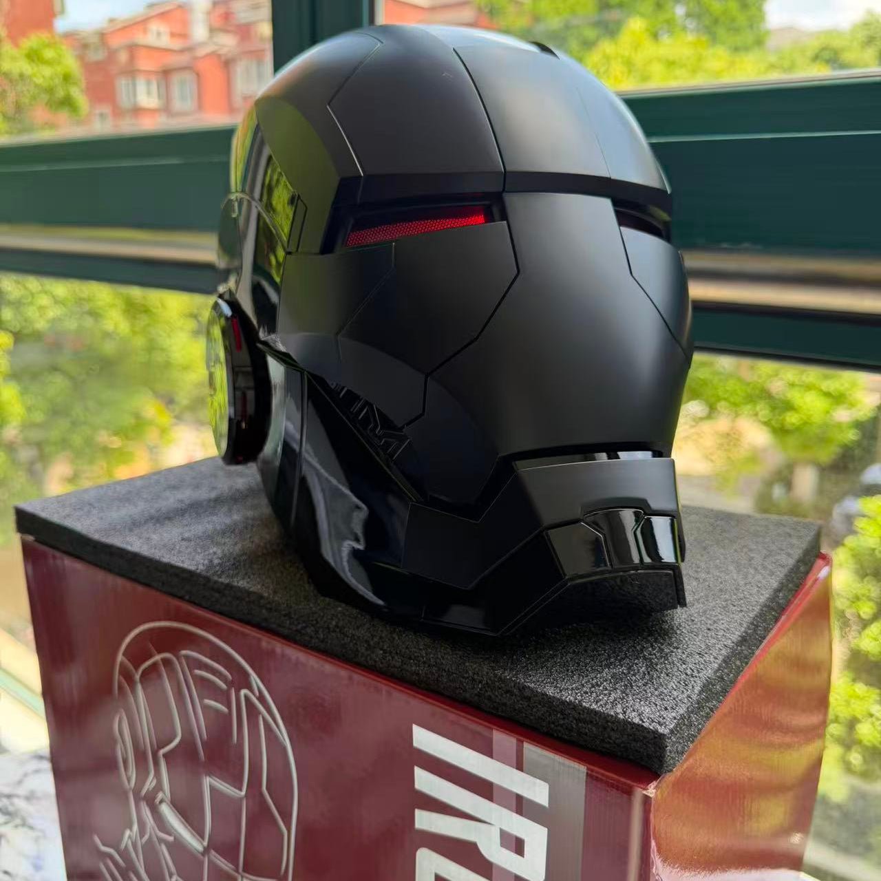 Iron Man MK5 Helmet 1:1 with Voice , Remote and Touch controls Black color