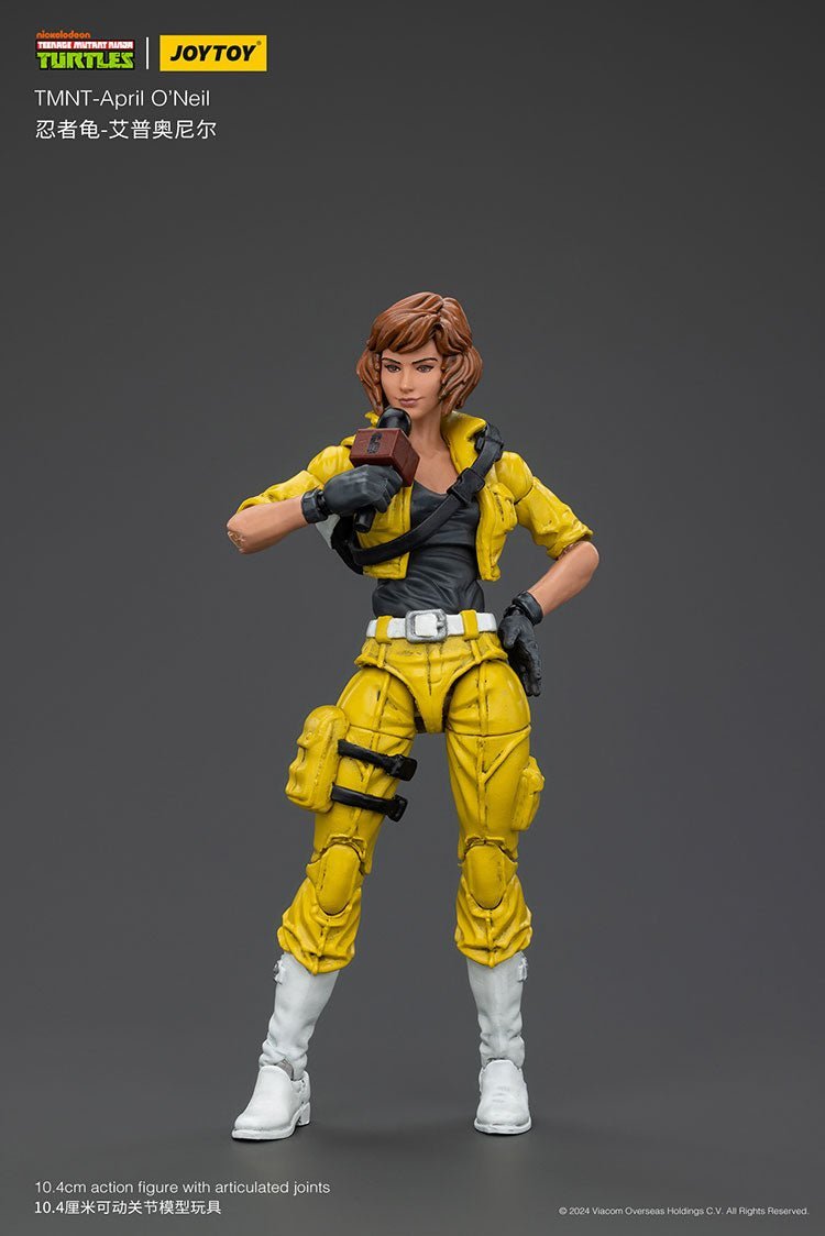 JoyToy TMNT April O’Neil 1:18 Scale Action Figure - Inaboxstore