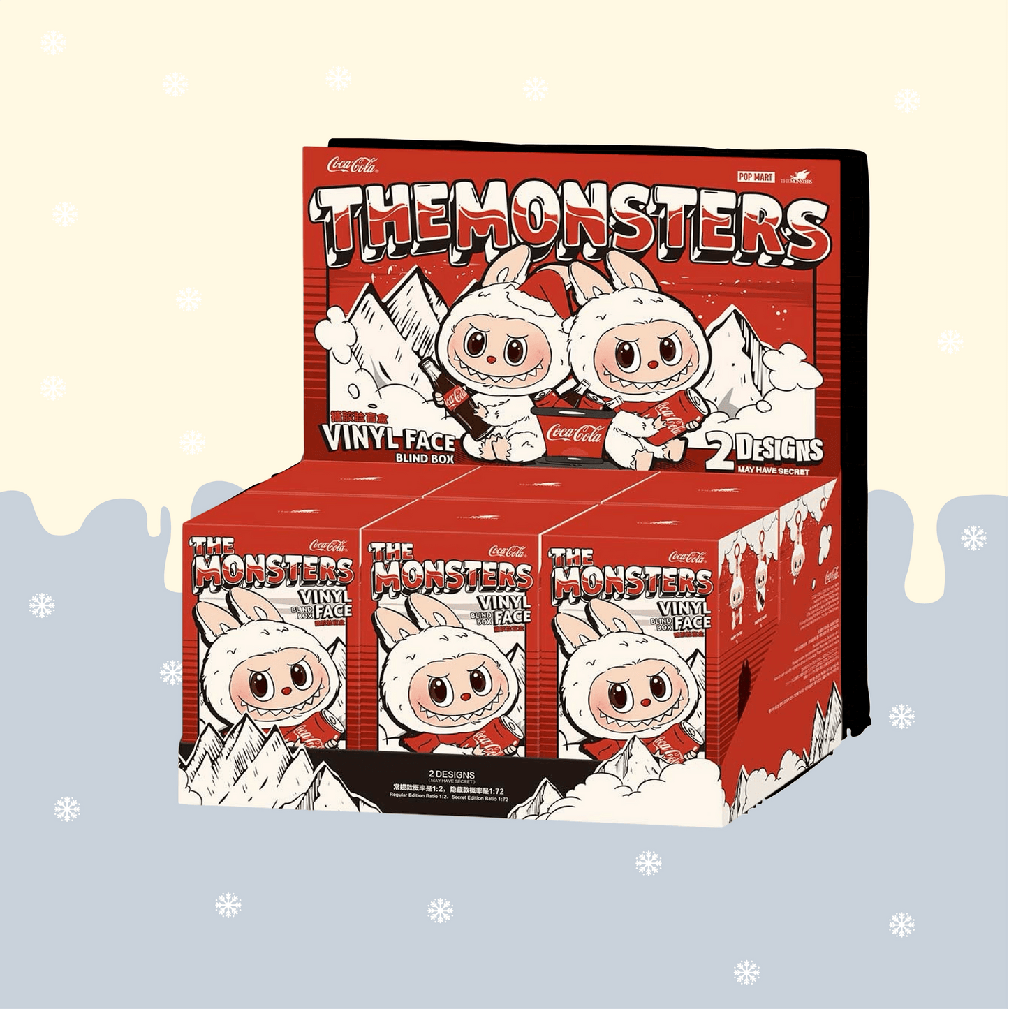 Labubu - The Monsters - V3 Coca Cola - Blind Box by Pop Mart 100% Authentic! - Inaboxstore