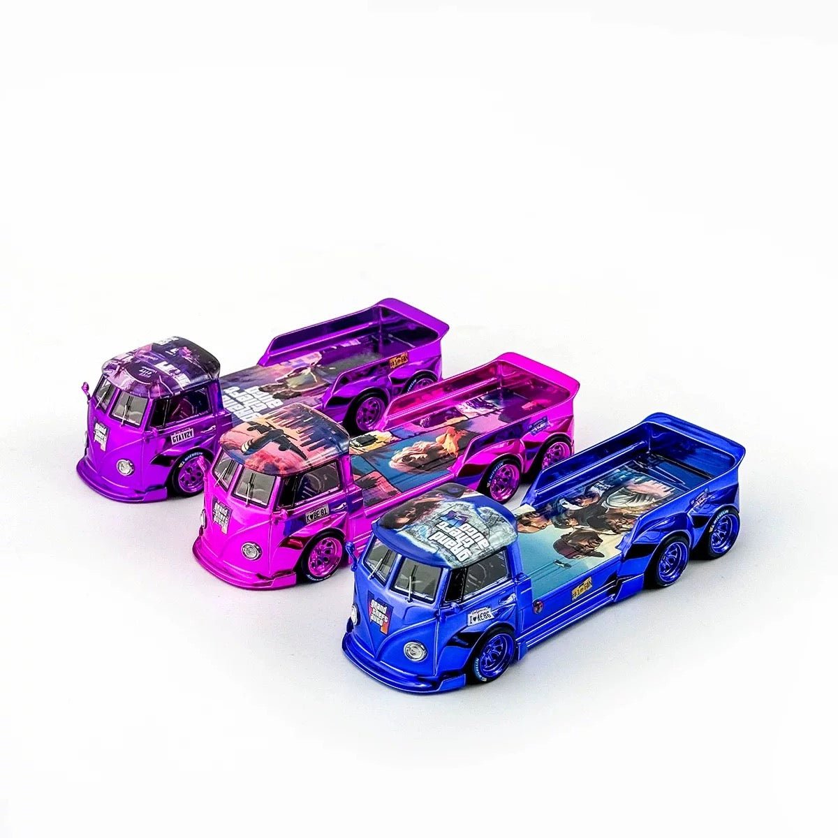 Liberty64 1:64 Volkswagen T1 TOW Trailer Electroplated Alloy Model