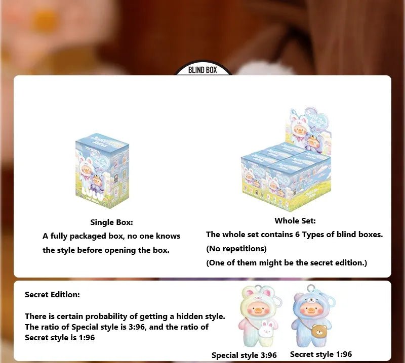 Lulu the Piggy – Joyful Time Series Plush Keychain Blindbox - Inaboxstore