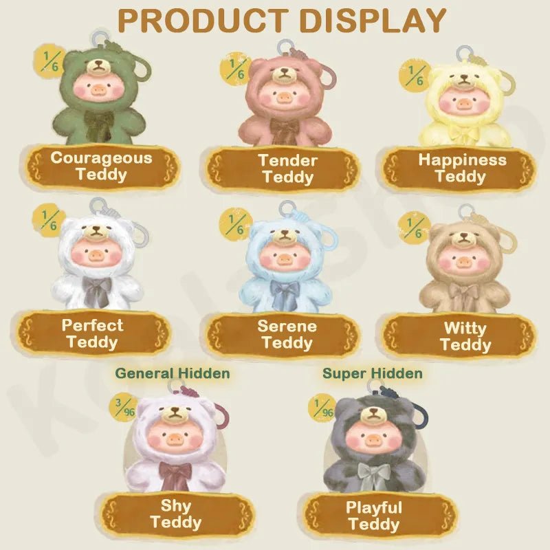 Lulu the Piggy - Teddy Series Plush Keychain Blindbox - Inaboxstore