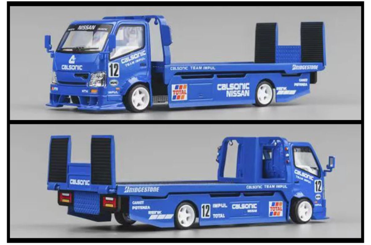 MicroTurbo 1:64 Full Calsonic custom tow truck Limited Edition Alloy Model - Inaboxstore