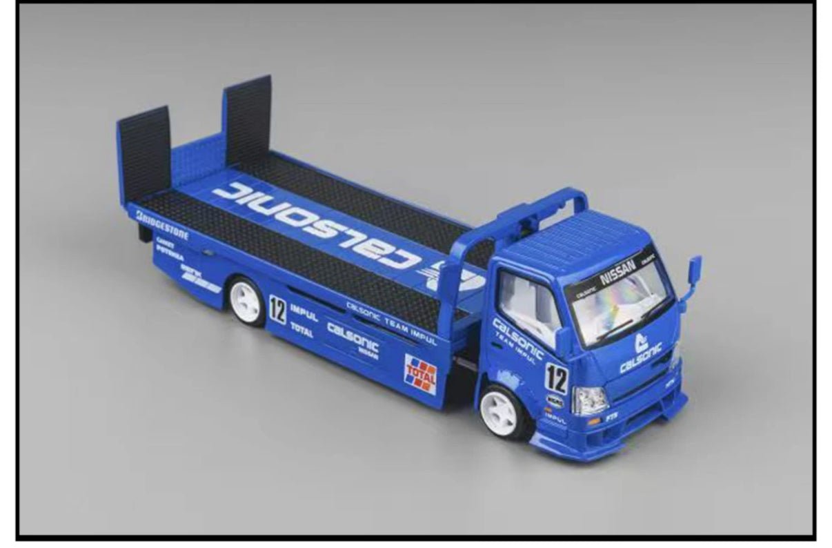 MicroTurbo 1:64 Full Calsonic custom tow truck Limited Edition Alloy Model - Inaboxstore