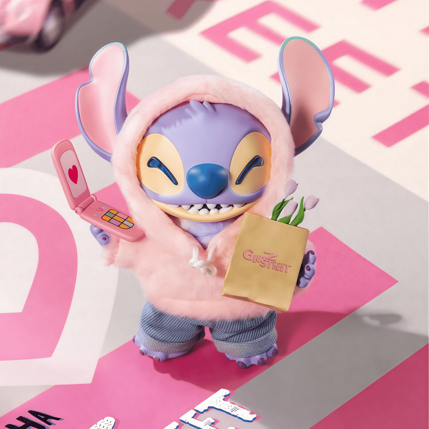 MINISO Disney Stitch GenZ Street Series - Vinyl Plush Pendant Blind Box - Inaboxstore