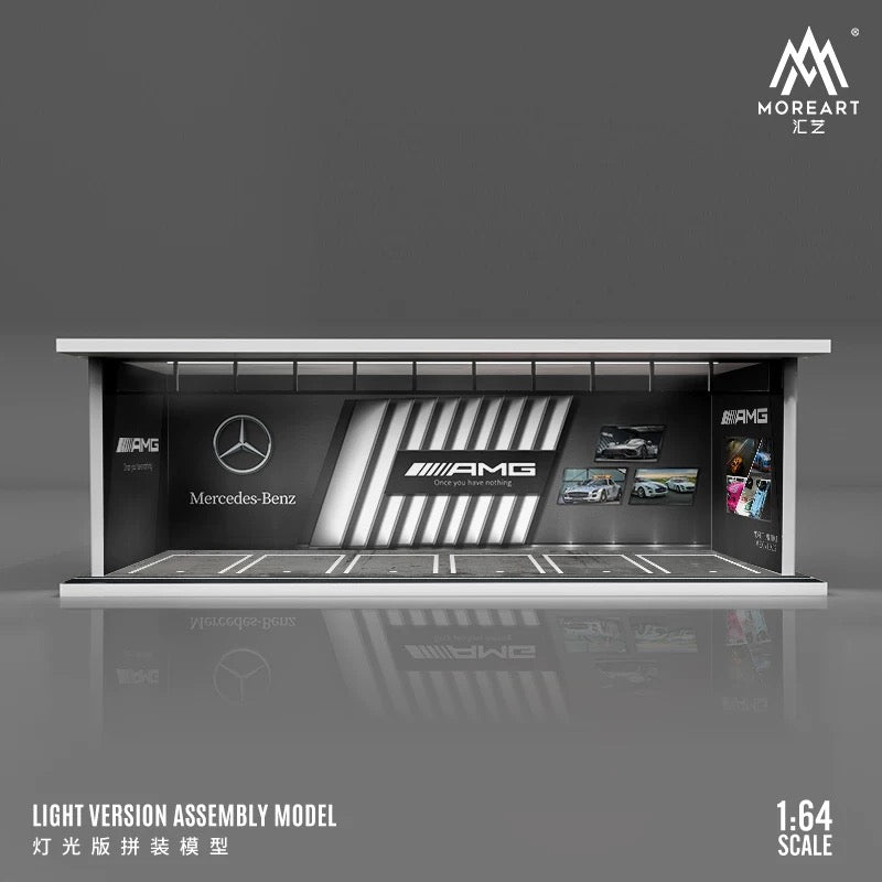 MoreArt Parking Lot Series Diorama with Light - Inaboxstore