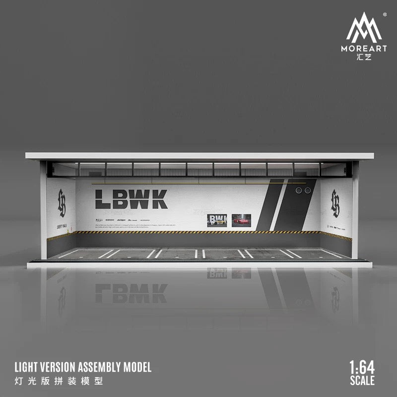 MoreArt Parking Lot Series Diorama with Light - Inaboxstore