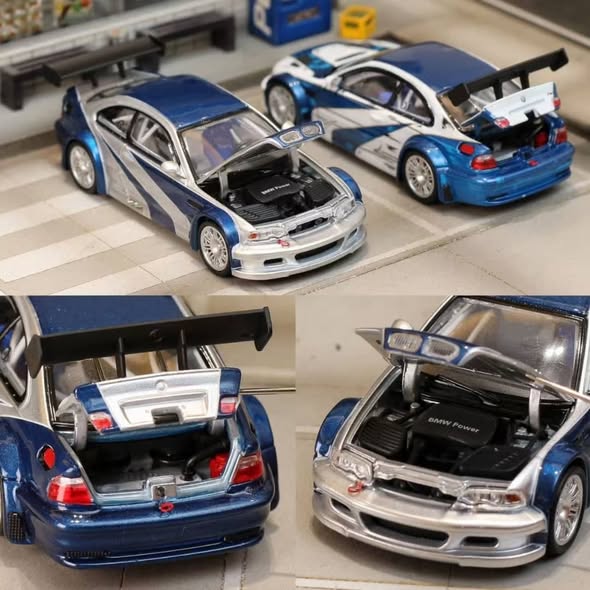 New Ghost Player × Street Weapon 1:64 BMW M3 E46 GTR Openable