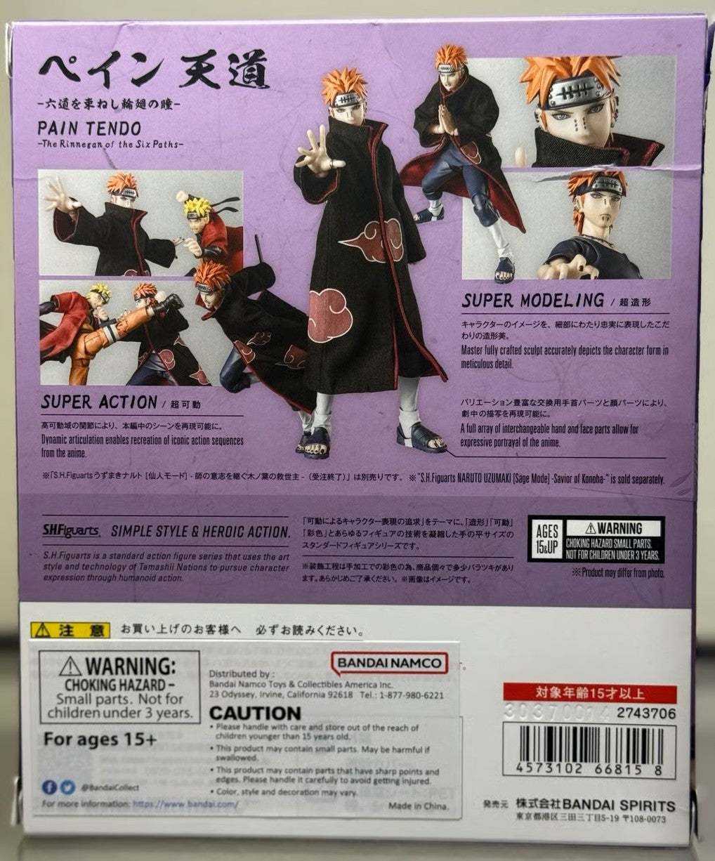 Pain Tendo The Rinnegan of the Six Paths S.H.Figuarts Action Figure - Naruto Shippuden