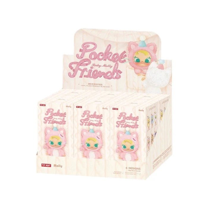 Pop Mart Baby Molly Pocket Friends Series Vinyl Plush Pendant - 100% Authentic - Inaboxstore