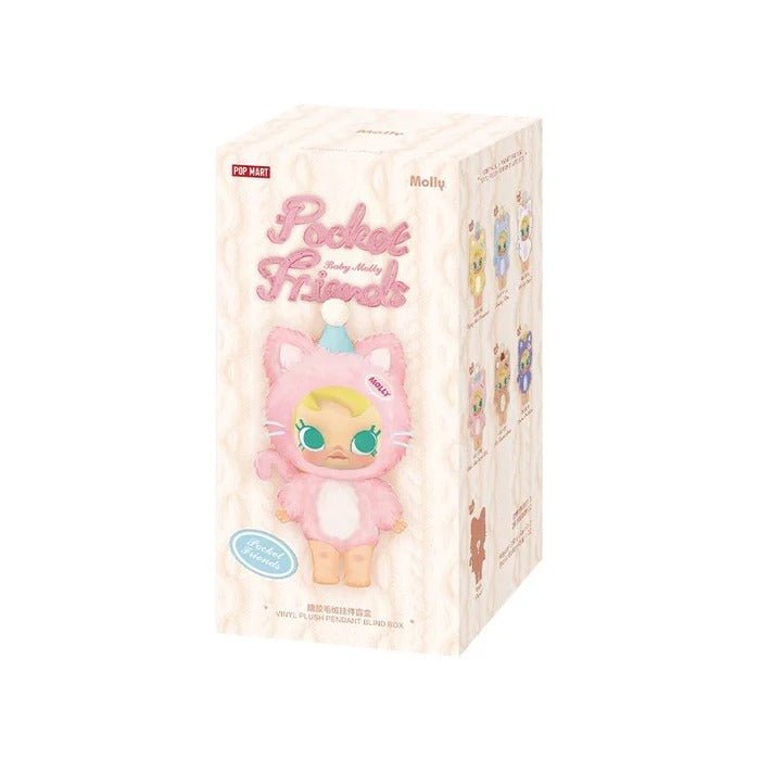 Pop Mart Baby Molly Pocket Friends Series Vinyl Plush Pendant - 100% Authentic - Inaboxstore