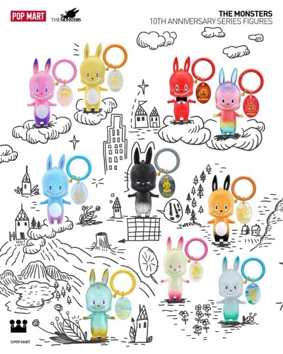 Pop Mart Blind Box - The Monsters Labubu 10th Anniversary Series