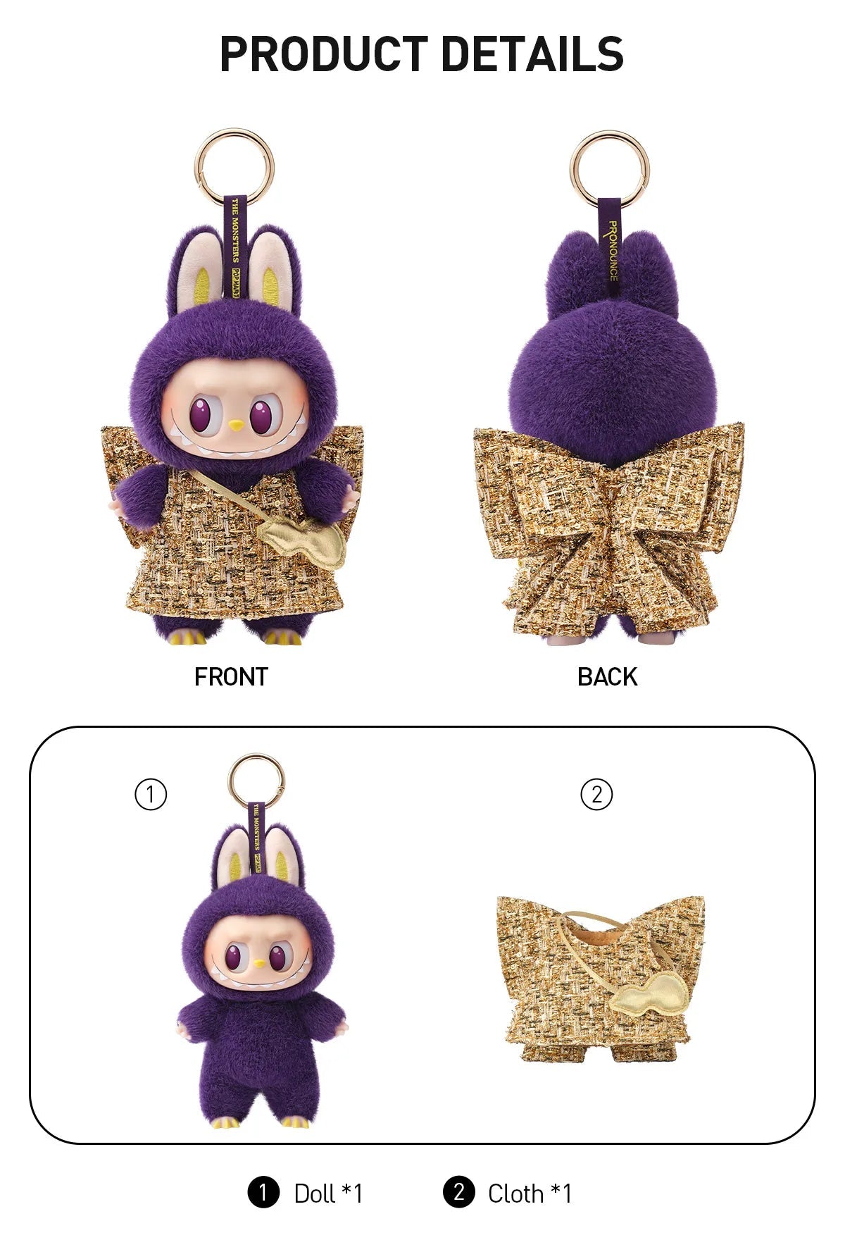 Pop Mart Labubu x Pronounce Wings of Fortune Vinyl Plush - 100% Authentic - Inaboxstore
