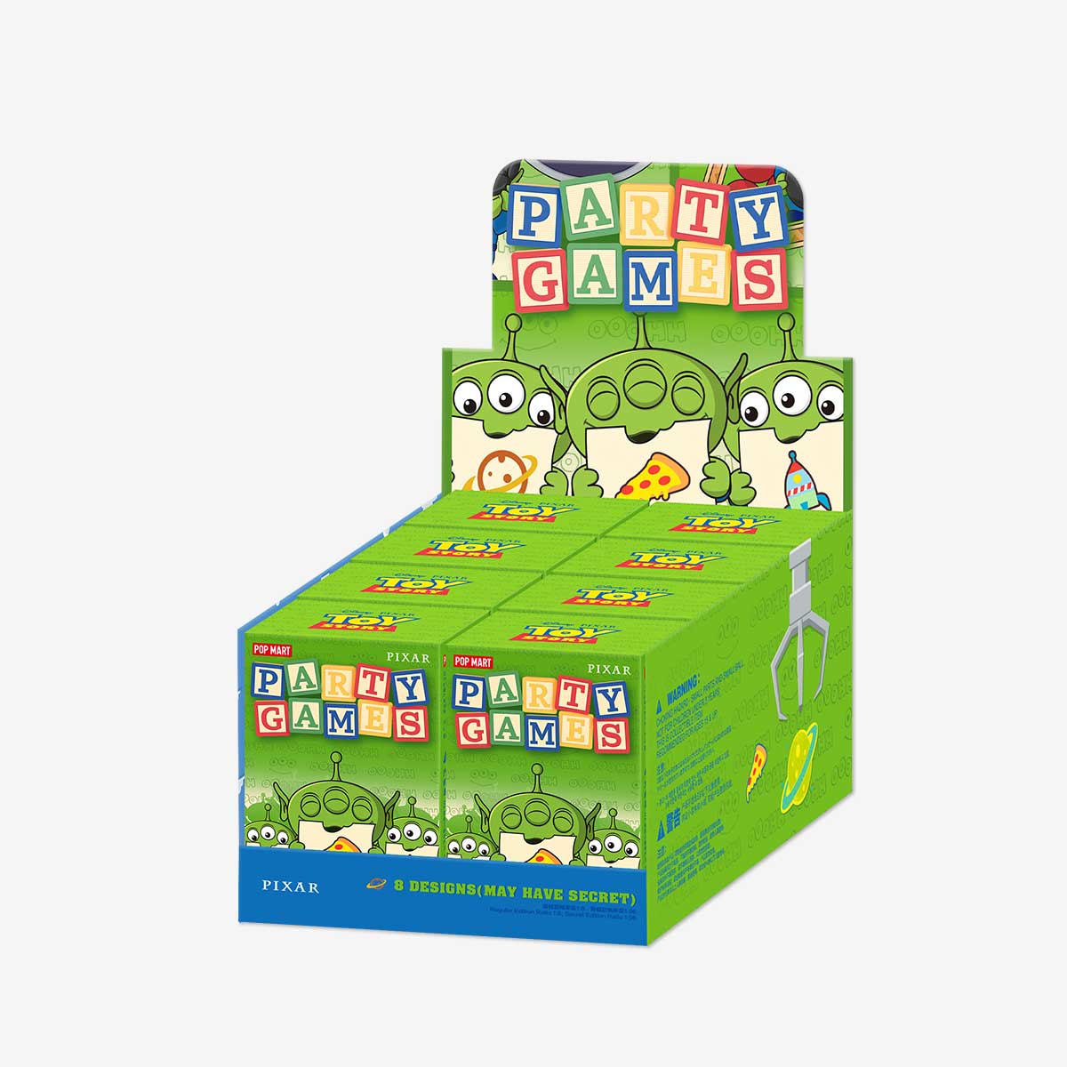 Pop Mart Pixar Alien Party Games Blind Box - 100% Authentic - Inaboxstore