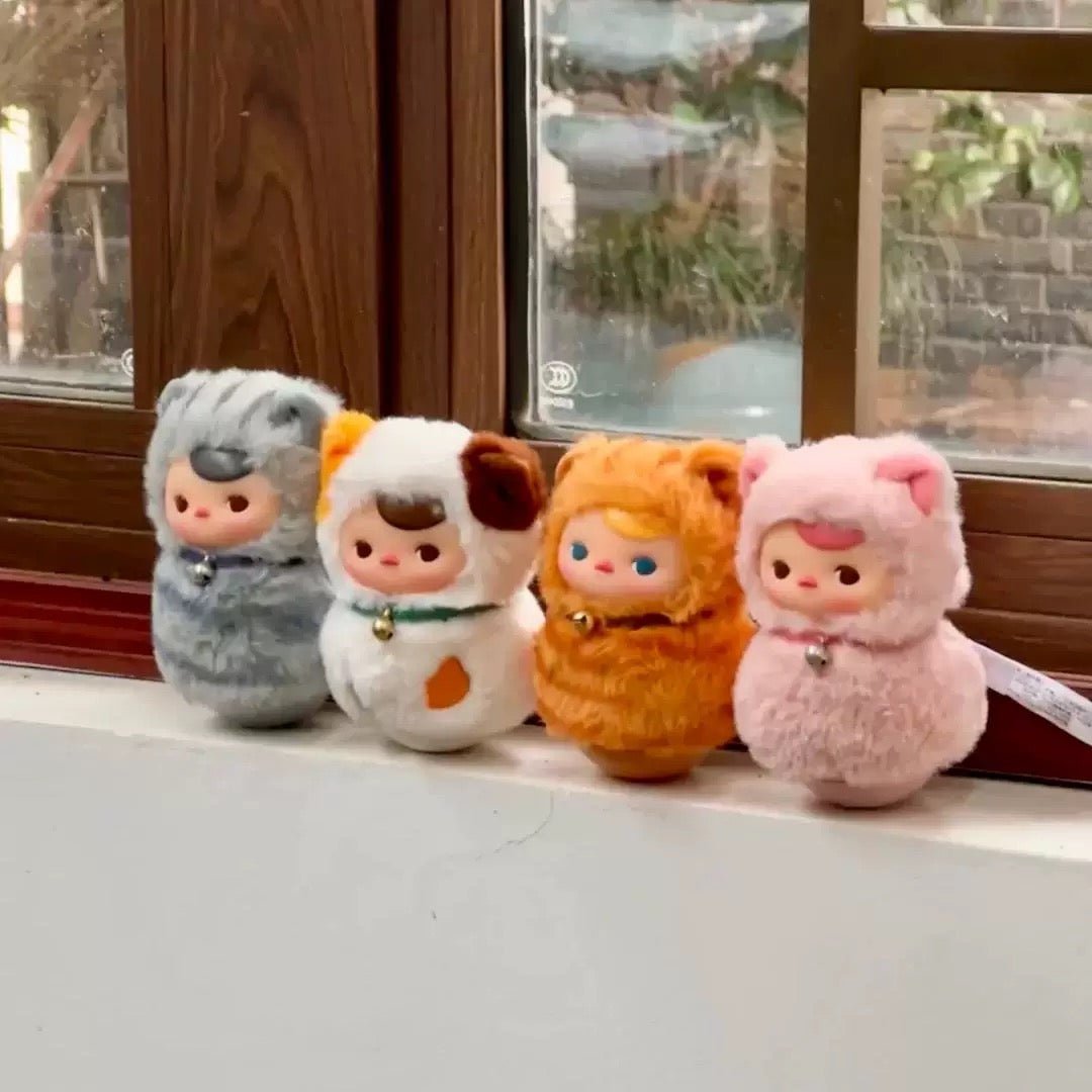 POP MART Pucky Roly Poly Kitty Vinyl Plush Series Blind Box - Inaboxstore