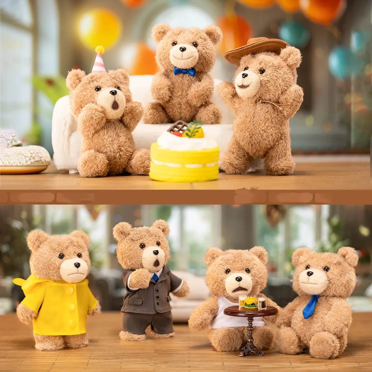 Pop Mart x GONG Ted 2 Plush Pendant Blind Box - Inaboxstore