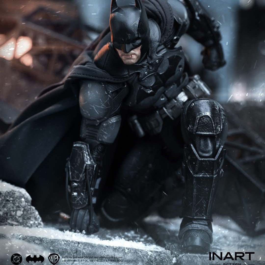Pre-Order!! InArt - Batman (Arkham Origins) Battle Damaged Version