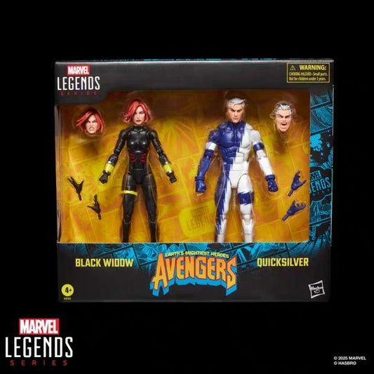 (Pre - order) Marvel Legends Avengers Pack - Black Widow & Quick Silver - Inaboxstore
