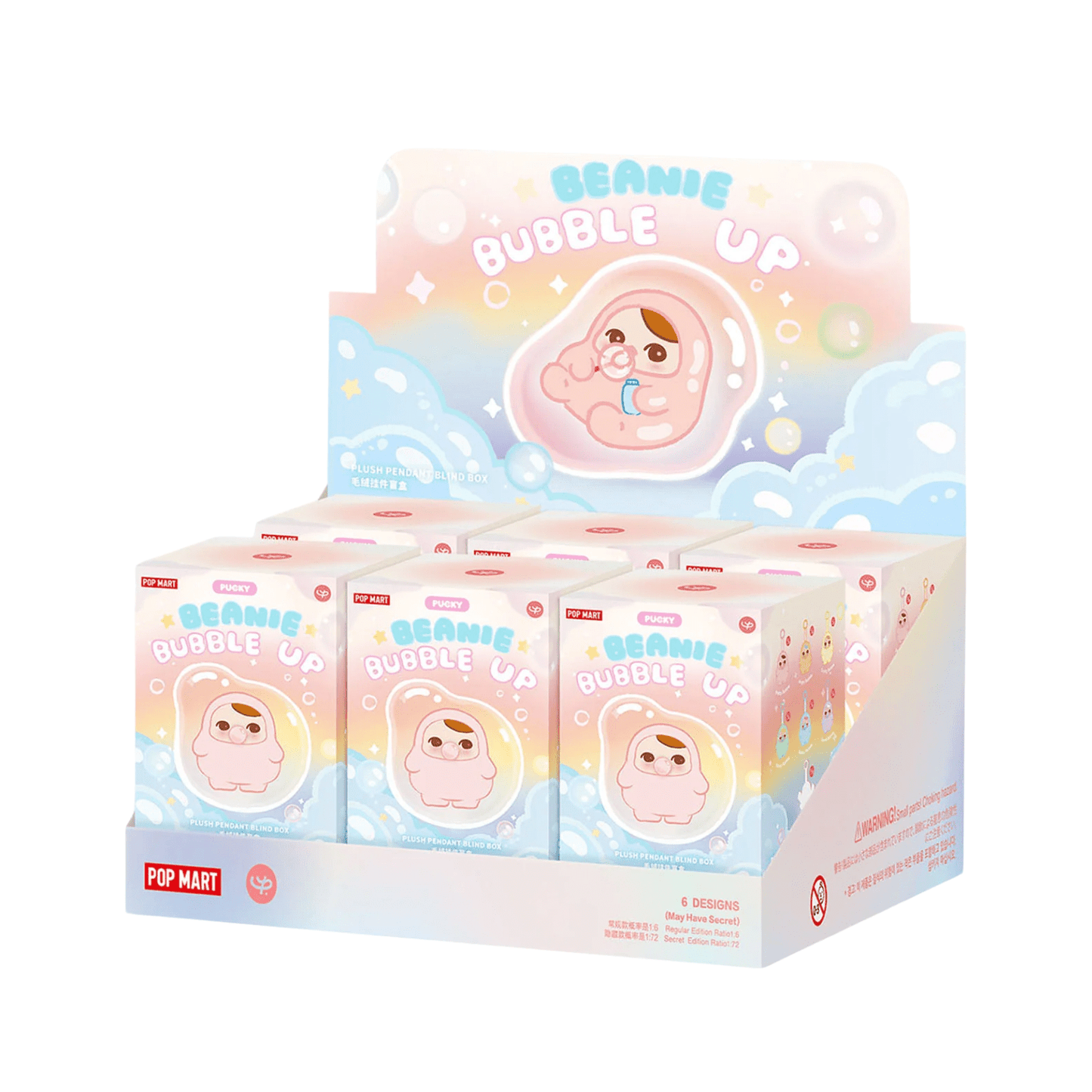 PUCKY BEANIE Bubble Up Series Plush Pendant Blind Box by Popmart - Inaboxstore