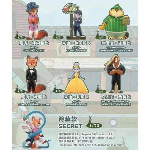 TOPTOY Disney Zootopia New Journey Series Blind Box Figure